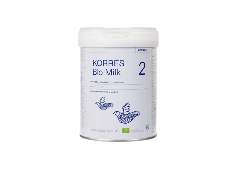 KORRES Bio Milk 2 Bιολογικό γάλα 2ης βρεφικής ηλικίας από 6 -12 μηνών 400gr
