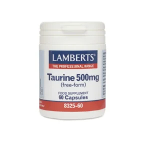 LAMBERTS TAURINE 500MG 60CAPS