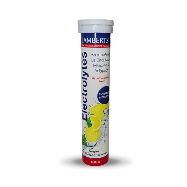 Lamberts Electrolytes με Γεύση Λεμόνι, 13 Αναβράζοντα Δισκία