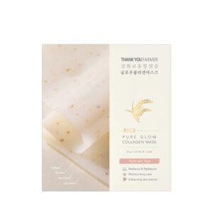 THANK YOU FARMER Rice Pure Glow Collagen Mask (1pc) 40g