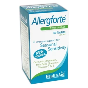 Health Aid ALLERGFORTE, 60tabs Φυσικό αντισταμινικό για τις εποχιακές αλλεργίες