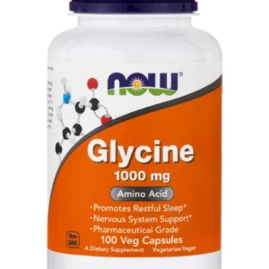 Now Foods Glycine 1000mg Amino Acid 100 Veget.caps