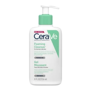 CeraVe Foaming Cleanser Gel, Αφρίζον Gel Καθαρισμού για Πρόσωπο και Σώμα με Υαλουρονικό Οξύ, Ceramides και Νιασιναμίδη 236ml