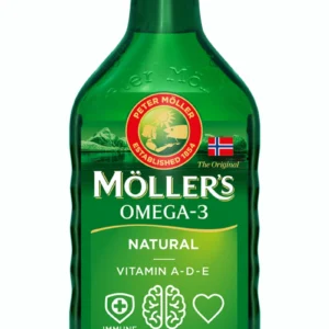 Moller’s Μουρουνέλαιο Natural Παραδοσιακό Μουρουνέλαιο σε Υγρή Μορφή με την Κλασσική Γεύση του Μουρουνέλαιου 250ml