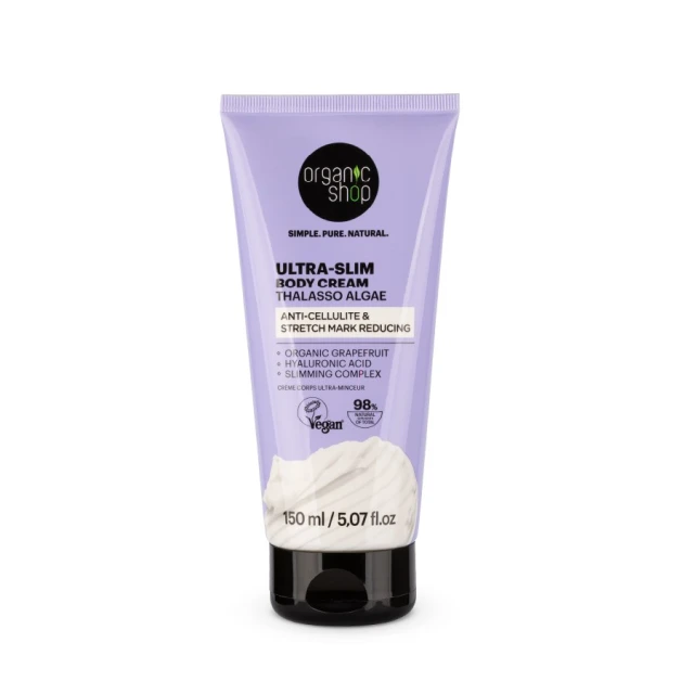 Natura Siberica Organic Shop Thalasso Anti-Cellulite Ultra-Slim Body Cream 150ml (Κρέμα Σώματος Κατά της Κυτταρίτιδας & για Μείωση Ραγάδων)