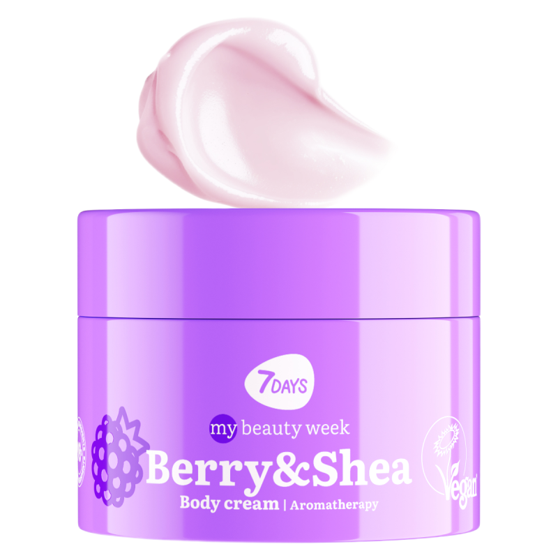 7DAYS KOREAN Berry & Shea Body Cream, 250ml